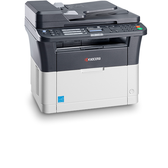 Мфу Kyocera FS-1025MFP АЗИЯ, аналог , P/C/S, ч/б лазерный, A4, 25 стр/мин, 1800x600 dpi, 64 Мб, USB 2.0, Network, лоток 250 л., Duplex, автопод., старт.тонер 1000 стр. тонер орг. TK-1124