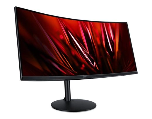 Монитор Acer 34" Nitro XZ342CUS3bmiipphx черный VA LED 1ms 21:9 HDMI M/M HAS Piv 400cd 178гр/178гр 3440x1440 180Hz FreeSync Premium DP 4K 8.64кг