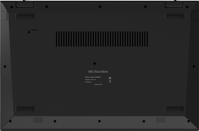 Ноутбук IRBIS Blizzard 14NBC0001 14" Core i3-1115G4, 14"LCD 1920*1080 IPS , 8+512GB SSD, AC wifi, camera: 2MP, 5000mha, black metal case, backlight keyboard, Type-c, Win 11 Pro