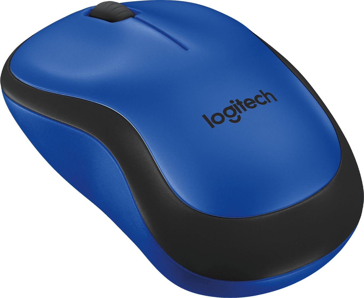 Мышь Logitech Silent M220 синий/черный оптическая (1000dpi) silent беспроводная USB для ноутбука (2but)