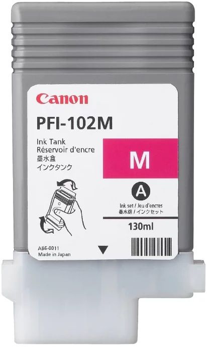 Картридж струйный Canon PFI-102M 0897B001 пурпурный для Canon iP F510/605/610