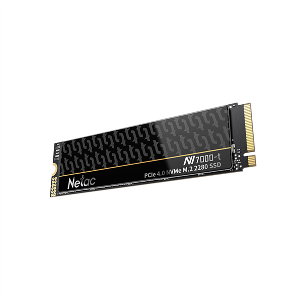 Твердотельный накопитель Netac NV7000-t PCIe 4 x4 M.2 2280 NVMe 3D NAND SSD 1TB, R/W up to 7300/6600MB/s, with heat spreader