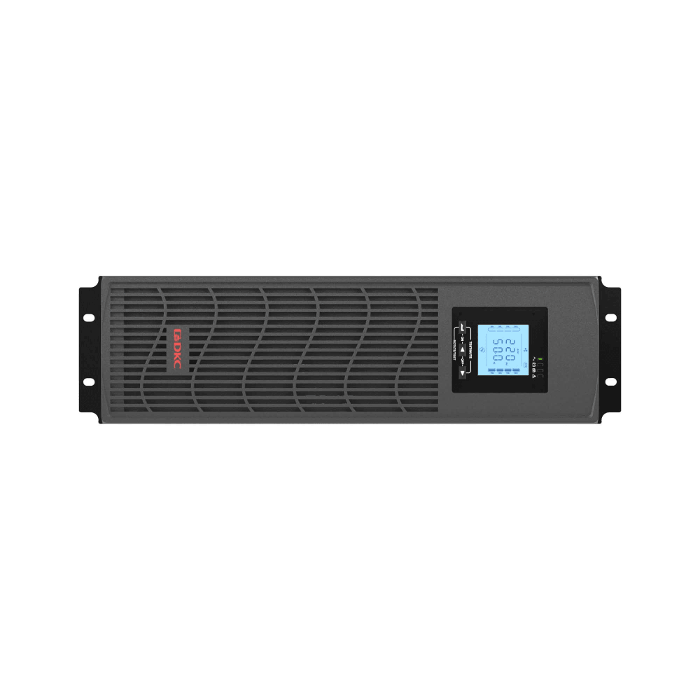 Линейно-интерактивный ИБП ДКС серии Info Rackmount Pro, 1500 ВА/1200 Вт,1/1, USB, RJ45, 6xIEC C13, Rack 3U, SNMP/AS400 slot, 2x9Aч