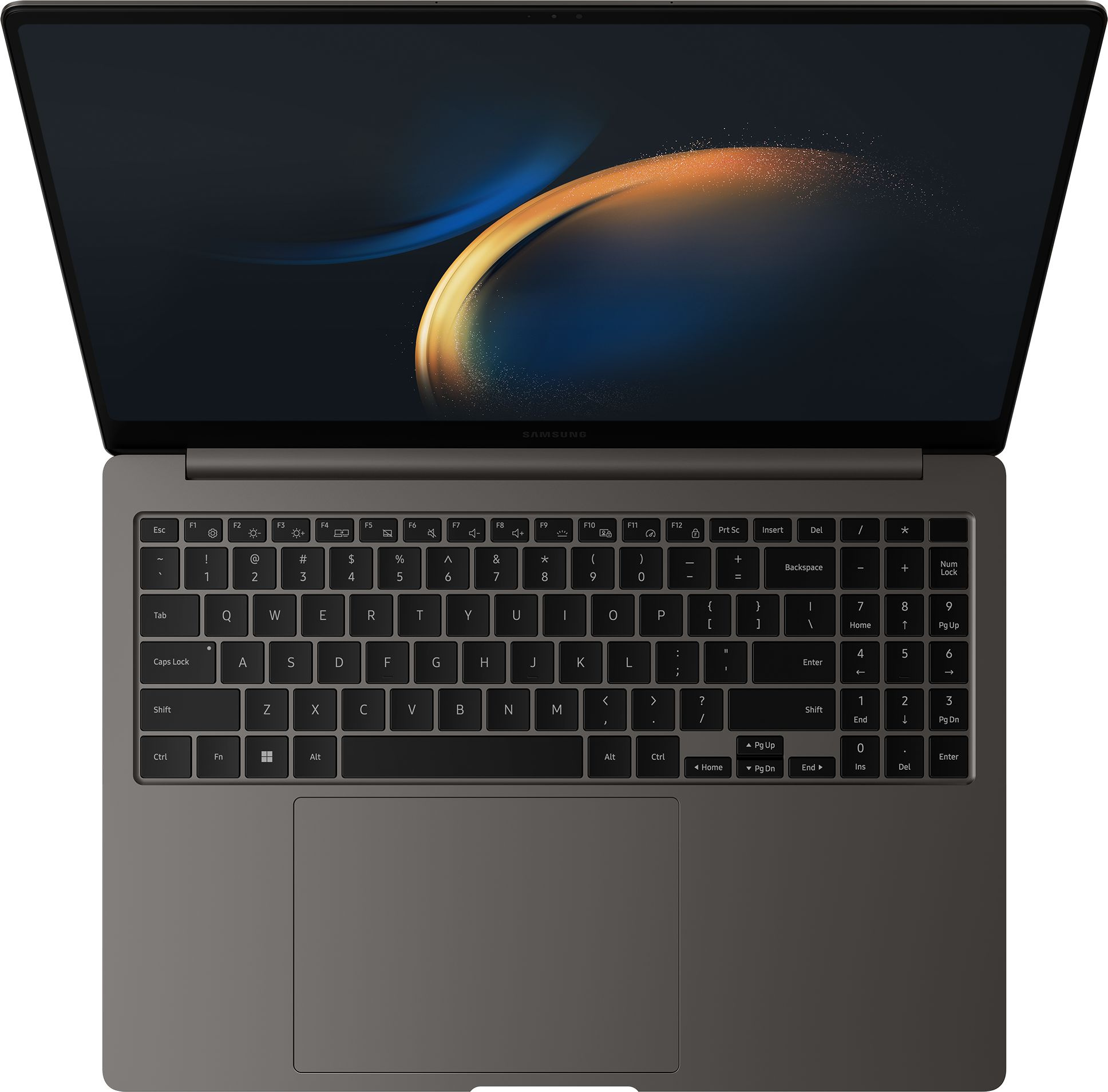 Ноутбук Samsung Galaxy Book 3 Pro NP964 Core i5 1340P 16Gb SSD512Gb Intel Iris Xe graphics 16" AMOLED 3K (2880x1800) Windows 11 Professional graphite WiFi BT Cam 4900mAh (NP964XFG-KC2US)