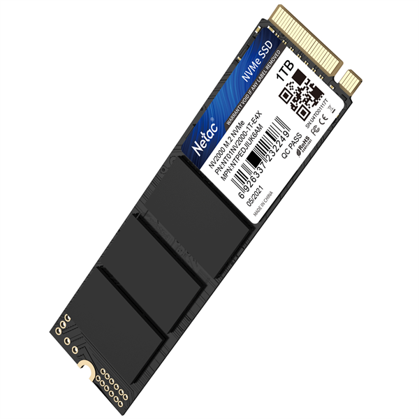 Накопитель SSD Netac PCIe 3.0 x4 1TB NT01NV2000-1T0-E4X NV2000 M.2 2280