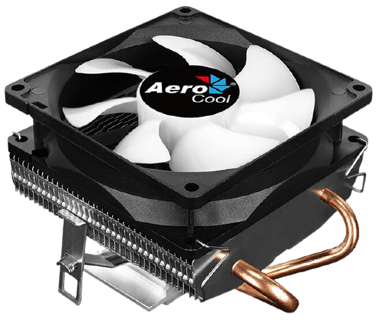 Кулер для процессора Aerocool Air Frost 2 110W / FRGB / 3-Pin / Intel 115*/775/1200/1700 /AMD / Heat pipe 6mm x2