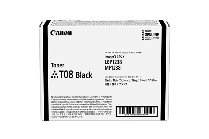 Картридж лазерный Canon T08BK 3010C006 черный (11000стр.) для Canon Canon i-SENSYS X 1238i, 1238iF, 1238P, 1238Pr