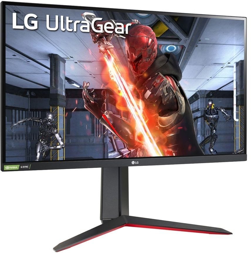 Монитор LG 27" UltraGear 27GN65R-B черный IPS 16:9 HDMI матовая HAS Piv 1000:1 300cd 178гр/178гр 1920x1080 144Hz G-Sync FreeSync Premium DP FHD 7.2кг