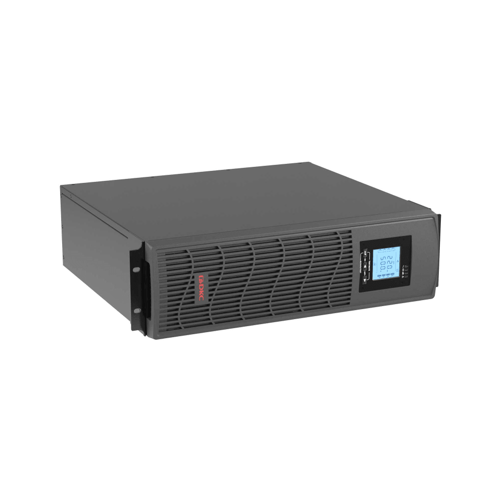 Линейно-интерактивный ИБП ДКС серии Info Rackmount Pro, 1500 ВА/1200 Вт,1/1, USB, RJ45, 6xIEC C13, Rack 3U, SNMP/AS400 slot, 2x9Aч