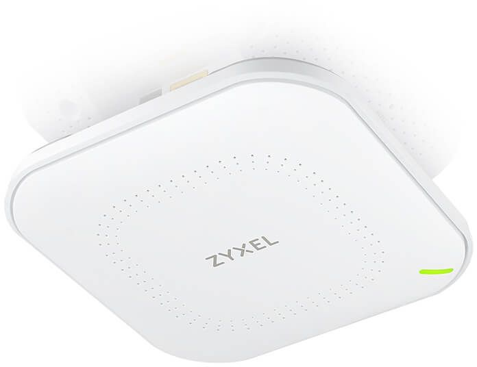 Точка доступа Zyxel NebulaFlex NWA90AX (NWA90AX-EU0102F) AX1800 10/100/1000BASE-TX/Wi-Fi белый