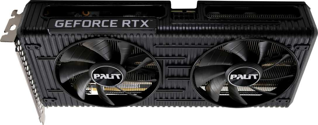 Видеокарта Palit PCI-E 4.0 PA-RTX3060 DUAL 12G NVIDIA GeForce RTX 3060 12Gb 192bit GDDR6 1320/15000 HDMIx1 DPx3 HDCP Ret