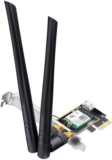 Сетевой адаптер Wi-Fi + Bluetooth Cudy WE3000 АХ5400 PCI Express (ант.внеш.съем) 2ант.