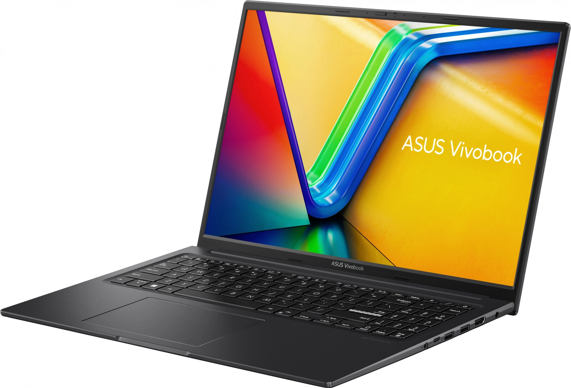 Ноутбук Asus VivoBook 16X M3604YA-MB248 Ryzen 5 7430U 16Gb SSD512Gb AMD Radeon 16" IPS WUXGA (1920x1200) noOS black WiFi BT Cam (90NB11A1-M00B80)