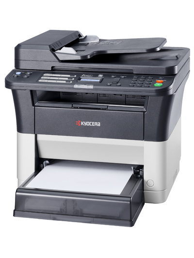 Мфу Kyocera FS-1025MFP, P/C/S, ч/б лазерный, A4, 25 стр/мин, 1800x600 dpi, 64 Мб, USB 2.0, Network, лоток 250 л., Duplex, автопод., старт.тонер 1000 стр.