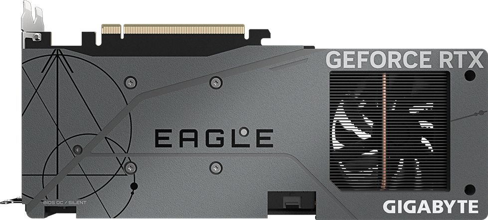 Видеокарта Gigabyte PCI-E 4.0 GV-N4060EAGLE OC-8GD NVIDIA GeForce RTX 4060 8Gb 128bit GDDR6 2505/17000 HDMIx2 DPx2 HDCP Ret