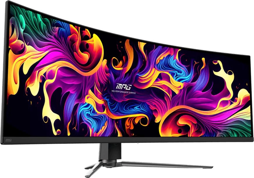 Монитор MSI 49" MPG 491CQP черный QD OLED LED 32:9 HDMI матовая HAS Piv 250cd 178гр/178гр 5120x1440 144Hz DP DQ USB 10.3кг