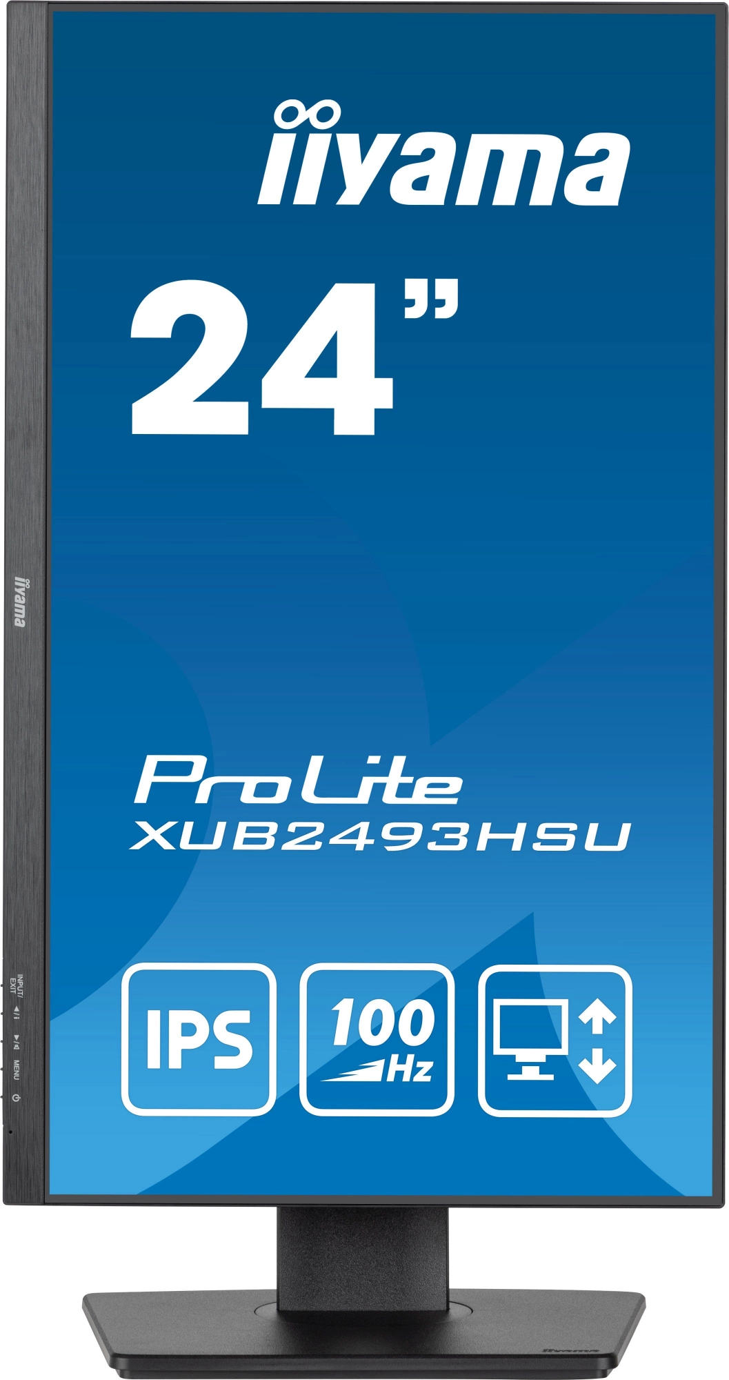 Монитор Iiyama 23.8" ProLite XUB2493HSU-B6 черный IPS LED 1ms 16:9 HDMI M/M матовая HAS Piv 250cd 178гр/178гр 1920x1080 100Hz DP FHD USB 4.6кг