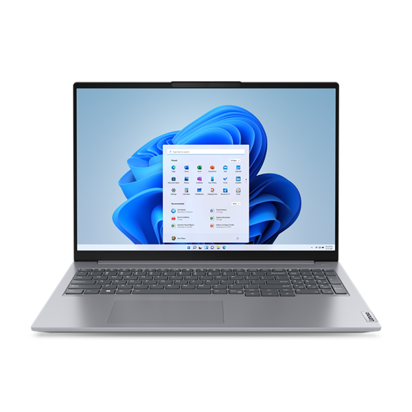 Ноутбук Lenovo ThinkBook 16 G6 IRL 16" WUXGA (1920x1200) IPS AG 300N, i3-1315U 1.2GHz, 1x8GB DDR5 5200, 256GB SSD M.2, Intel UHD, WiFi 6, BT, FPR, FHD Cam, 45Wh, 65W USB-C Slim, Win 11 Pro, 1Y, 1.7kg