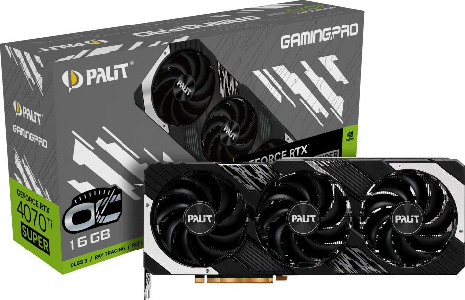 Видеокарта RTX4070Ti SUPER GAMINGPRO OC 16GB GDDR6X 256bit 3-DP HDMI