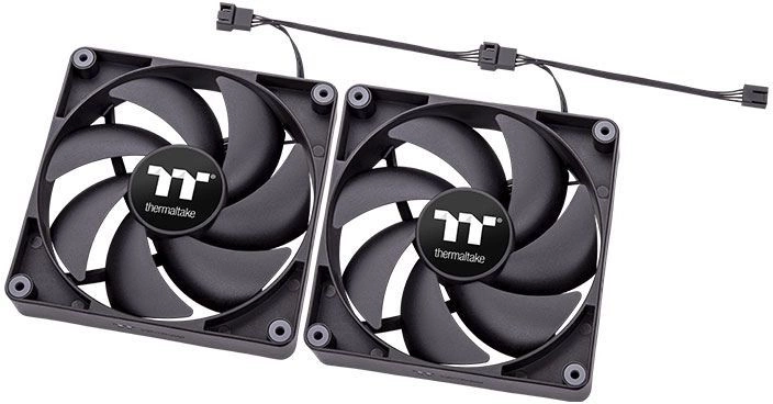 Вентилятор Thermaltake CT140 черный 4-pin 30.5dB Ret (CL-F148-PL14BL-A)