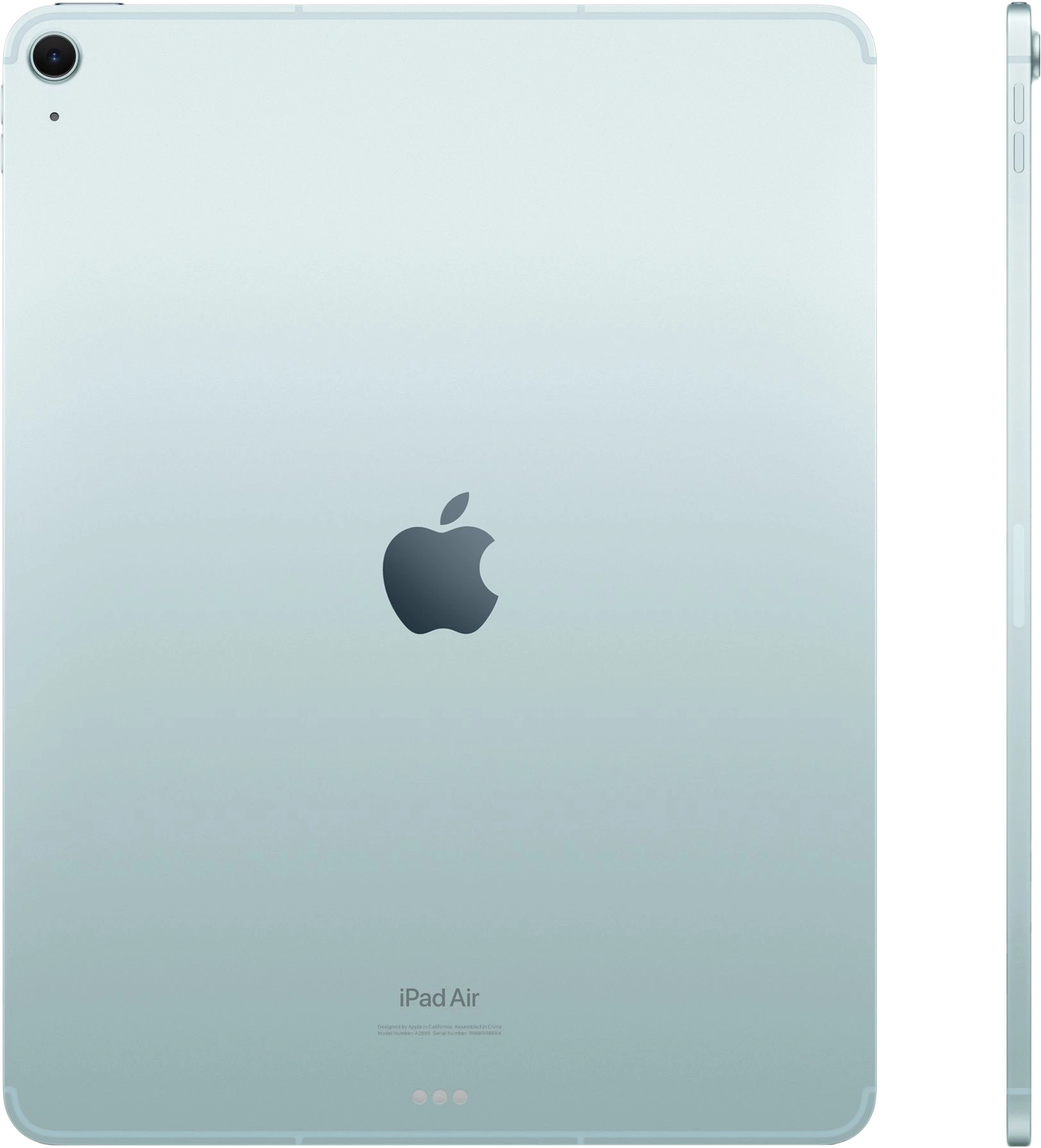 Планшет Apple iPad Air 2024 A2899 M2 2.99 8C RAM8Gb ROM256Gb 13" IPS 2732x2048 LTE eSIM iOS синий 12Mpix 12Mpix BT GPS WiFi Touch 9hr