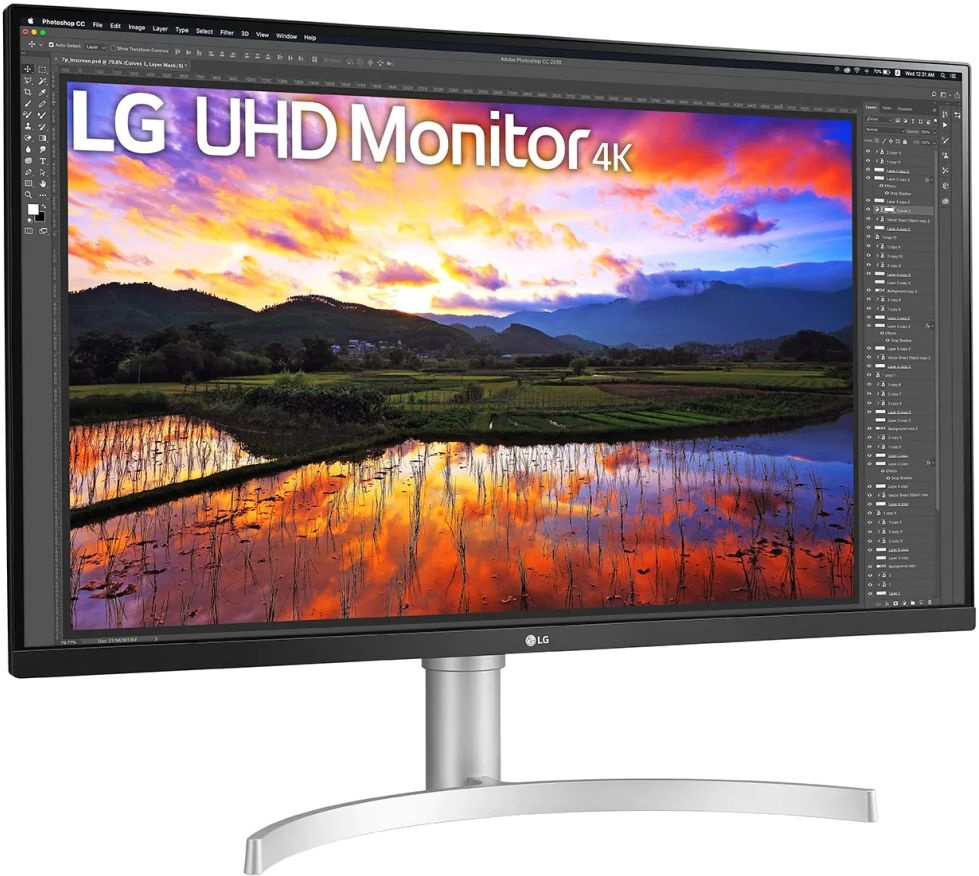 Монитор LG 31.5" 32UN650-W белый IPS LED 16:9 HDMI M/M матовая HAS 350cd 178гр/178гр 3840x2160 60Hz DP 4K 8.2кг