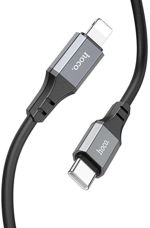 Кабель Hoco X92 Honest PD USB Type-C (m)-Lightning (m) 3м черный коробка