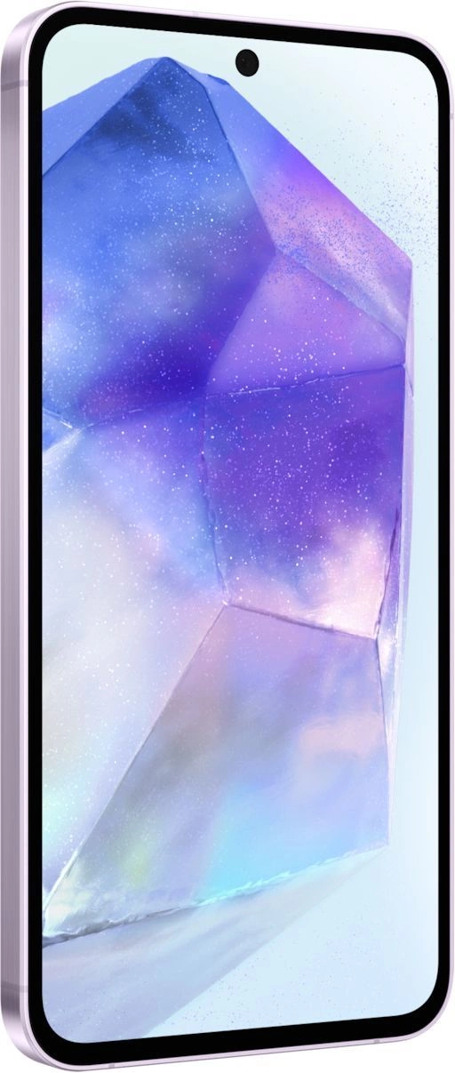 Смартфон Samsung SM-A556E Galaxy A55 5G 128Gb 8Gb лаванда моноблок 3G 4G 2Sim 6.6" 1080x2340 Android 14 50Mpix 802.11 a/b/g/n/ac/ax NFC GPS GSM900/1800 GSM1900 TouchSc Protect microSD max1024Gb