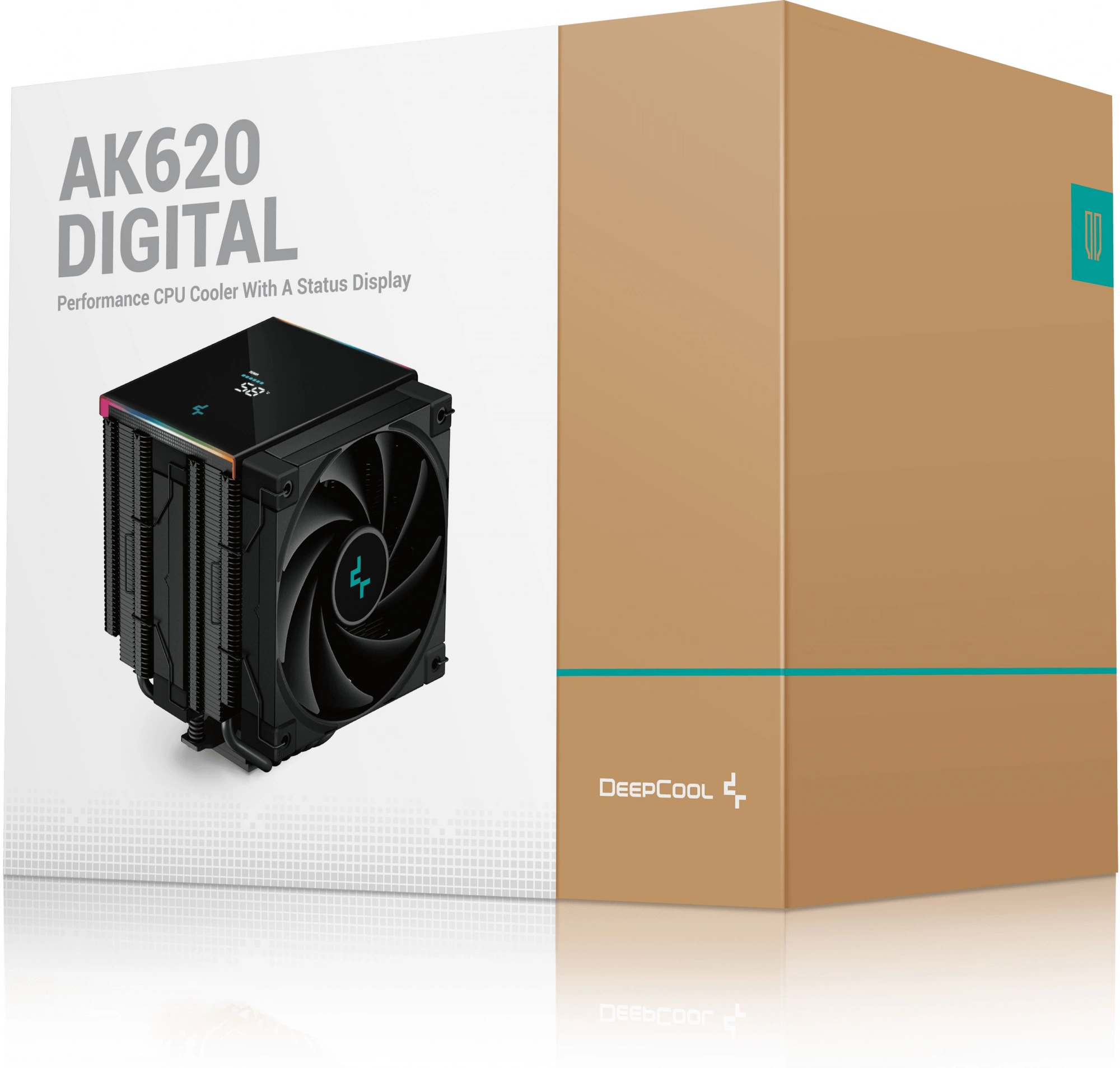 Устройство охлаждения(кулер) Deepcool AK620 DIGITAL Soc-AM5/AM4/1151/1200/2066/1700 4-pin Al+Cu 260W 1486gr Ret