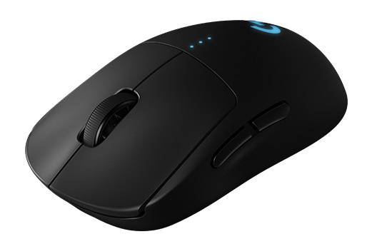 Мышь игровая Logitech G PRO Wireless (910-005272) черная, сенсор Hero 25K 100-25600dpi, USB приемник LIGHTSPEED™, 7 кнопок, 5 профилей пользователя, RGB-подсветка, под обе руки