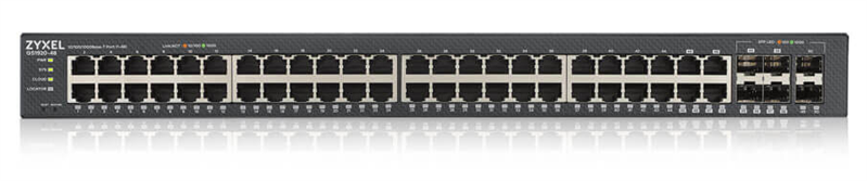 Коммутатор Zyxel GS1920-48V2-EU0101F (L2) 44x1Гбит/с 4xКомбо(1000BASE-T/SFP) 2SFP управляемый