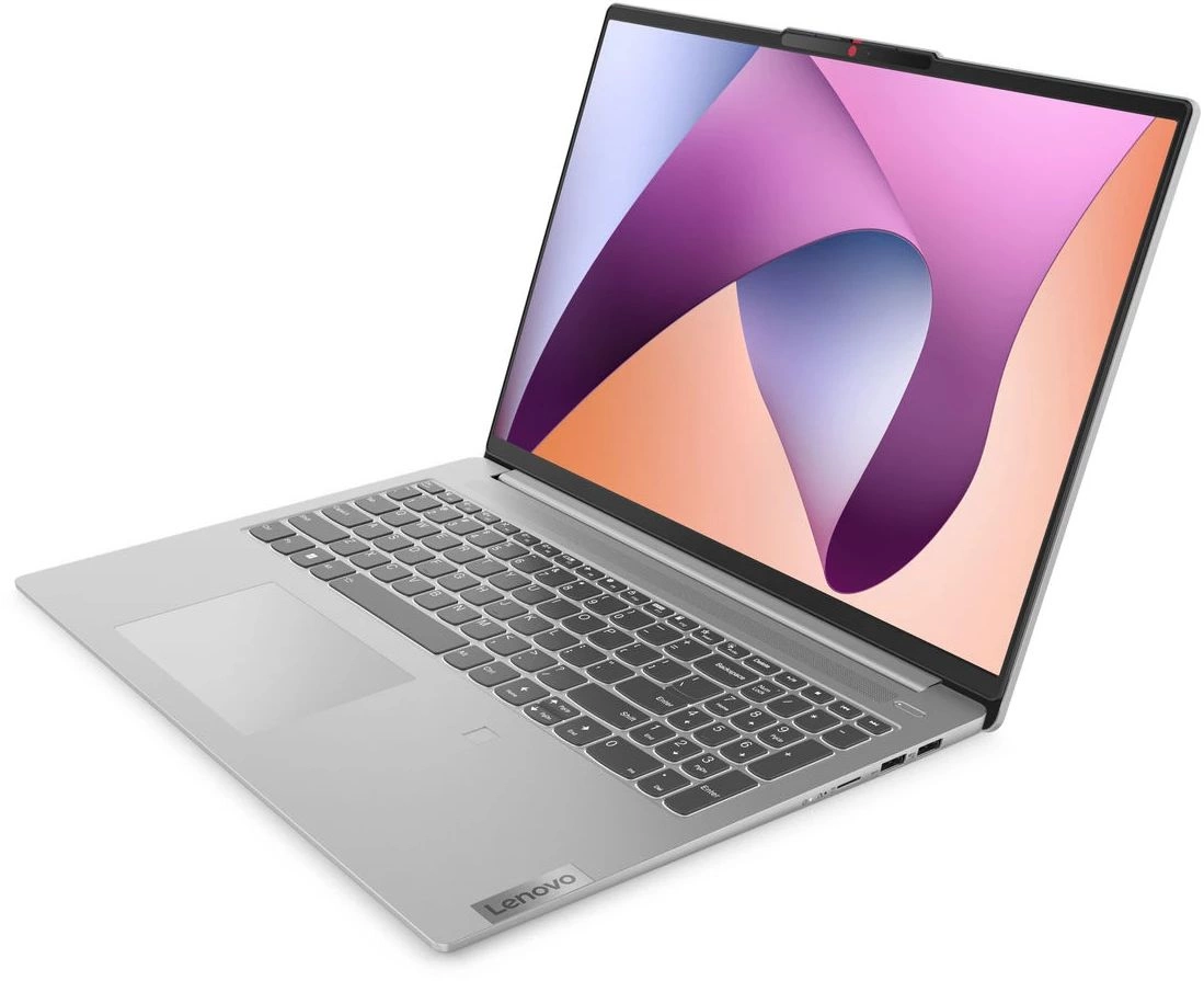 Ноутбук Lenovo IdeaPad Slim 5 16ABR8 Ryzen 7 7730U 16Gb SSD512Gb AMD Radeon 16" IPS WUXGA (1920x1200) noOS grey WiFi BT Cam (82XG0097RK)