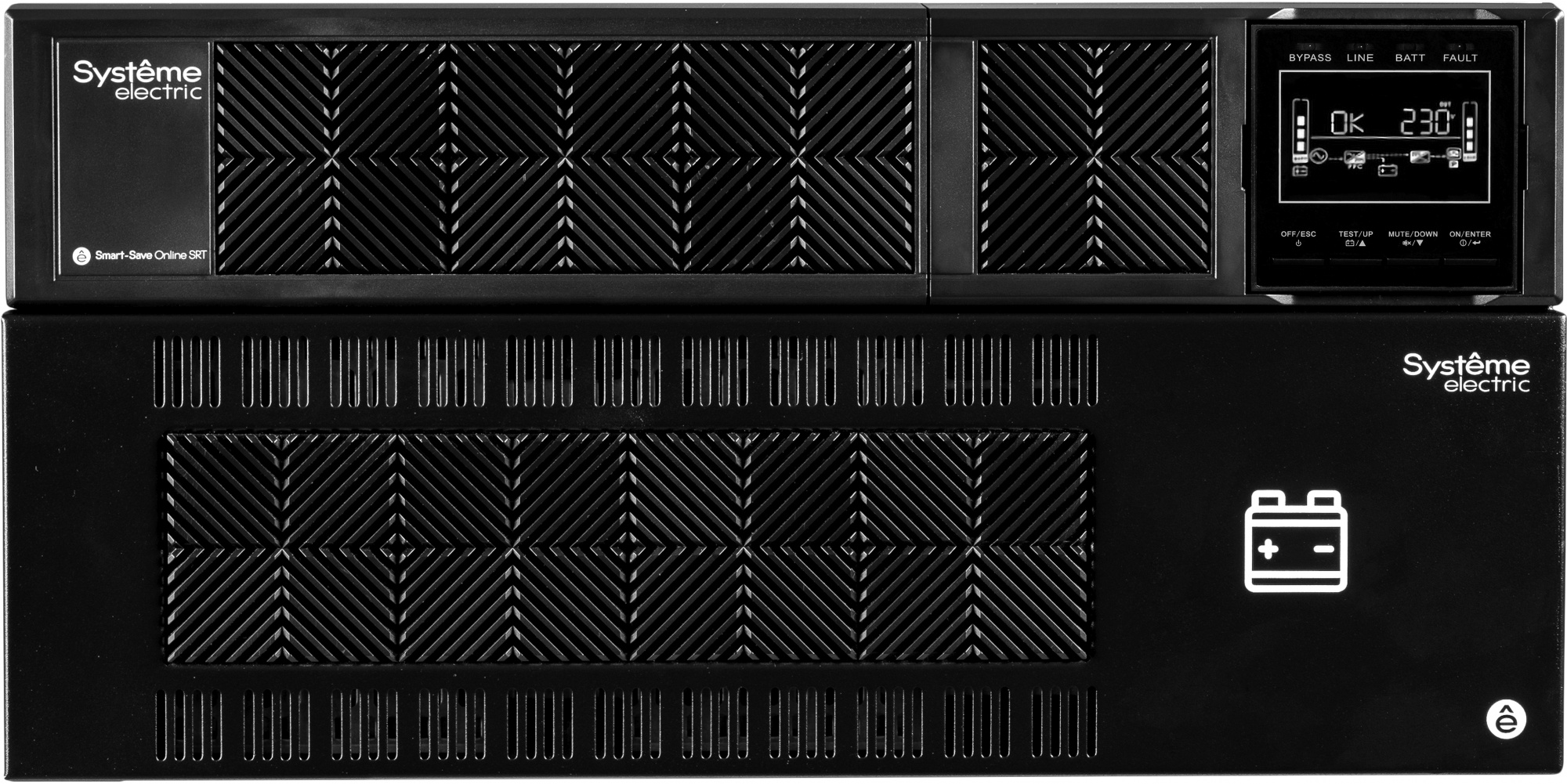 Источник бесперебойного питания Systeme Electriс SRT SRTSE5KRTXLI-NC 5000Вт 5000ВА черный