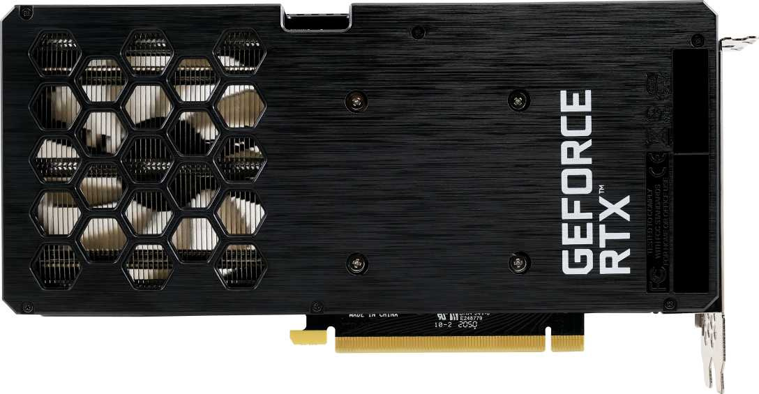 Видеокарта Palit PCI-E 4.0 PA-RTX3060 DUAL OC 12G NVIDIA GeForce RTX 3060 12Gb 192bit GDDR6 1320/15000 HDMIx1 DPx3 HDCP Ret