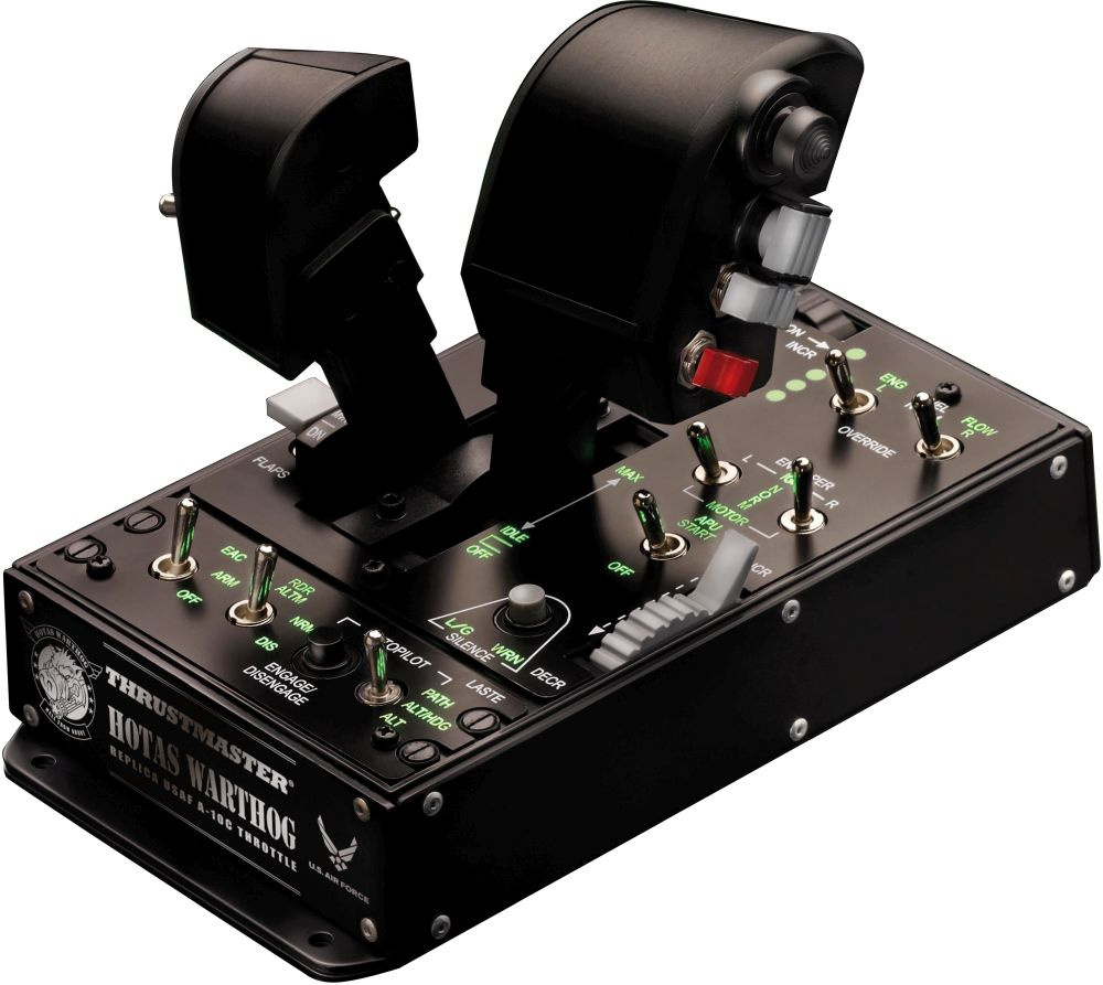 Джойстик ThrustMaster Warthog Dual Throttle черный USB обратная связь (2960739)