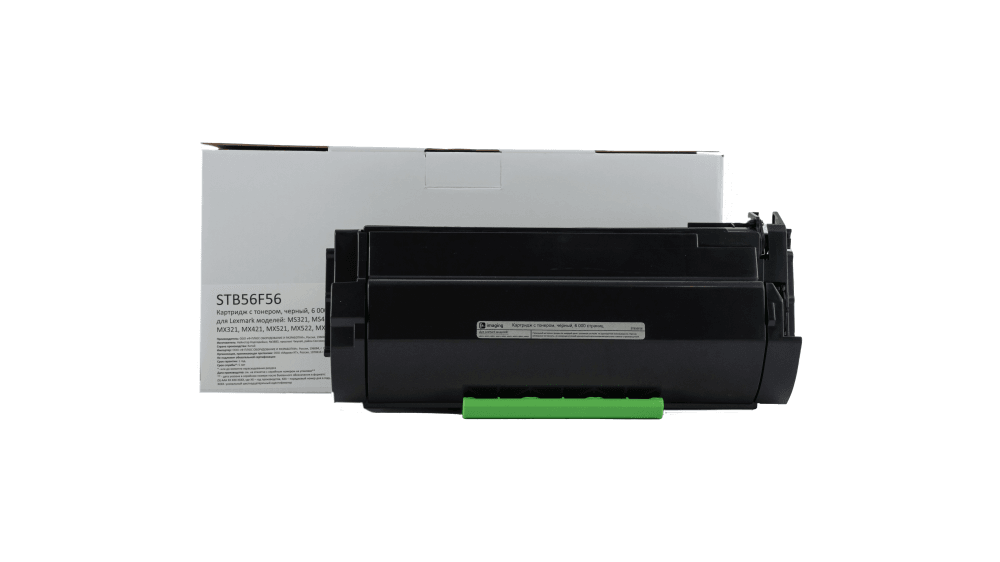 Картридж черный 6000 стр. для Lexmark MS321, MS421, MS521, MS621, MX321, MX421, MX521, MX522, MX622 (аналог 56F5000)