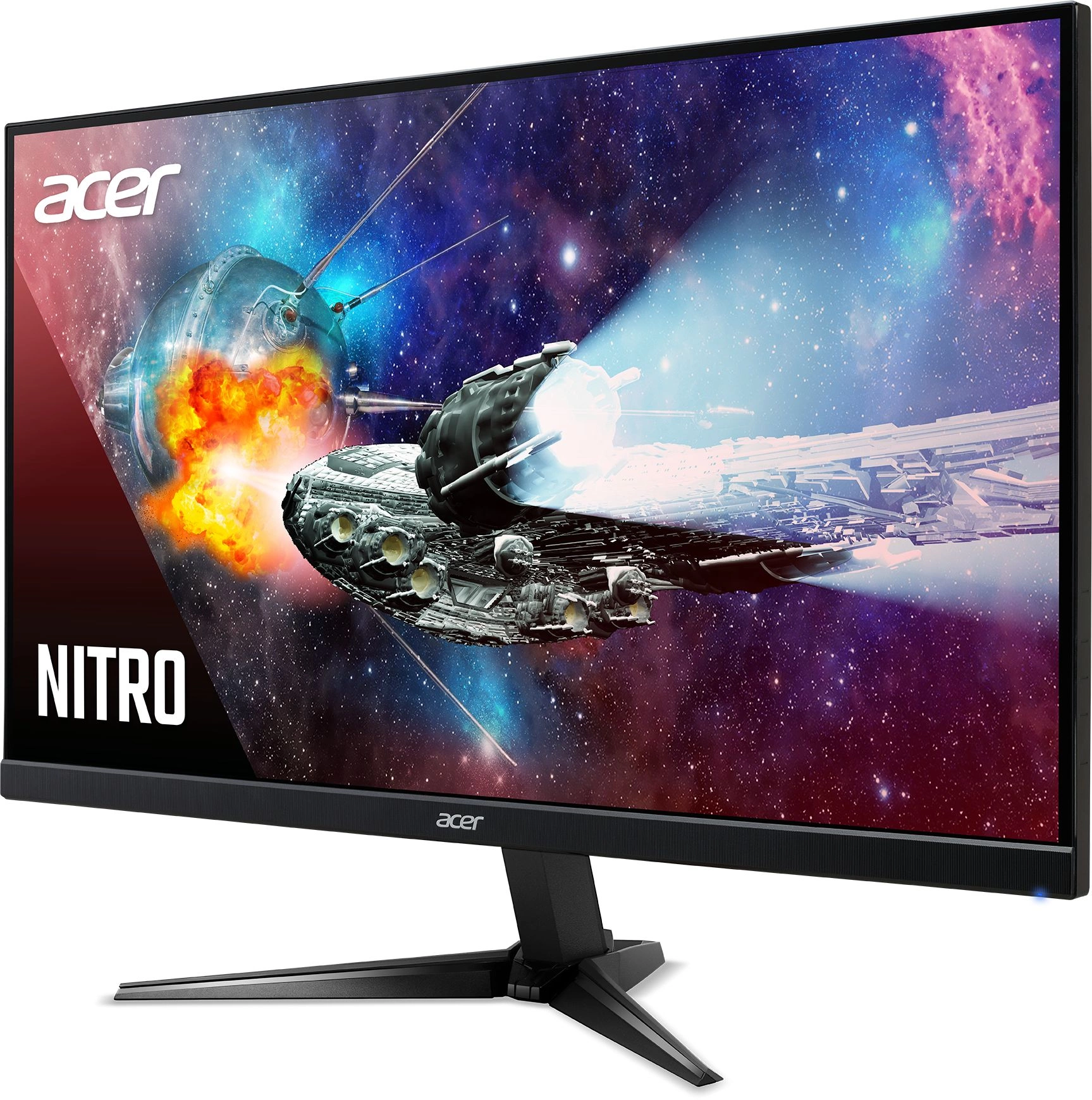 Монитор Acer 27" Nitro QG271Ebii черный IPS LED 1ms 16:9 HDMI матовая 250cd 178гр/178гр 1920x1080 100Hz FreeSync VGA FHD 5.1кг