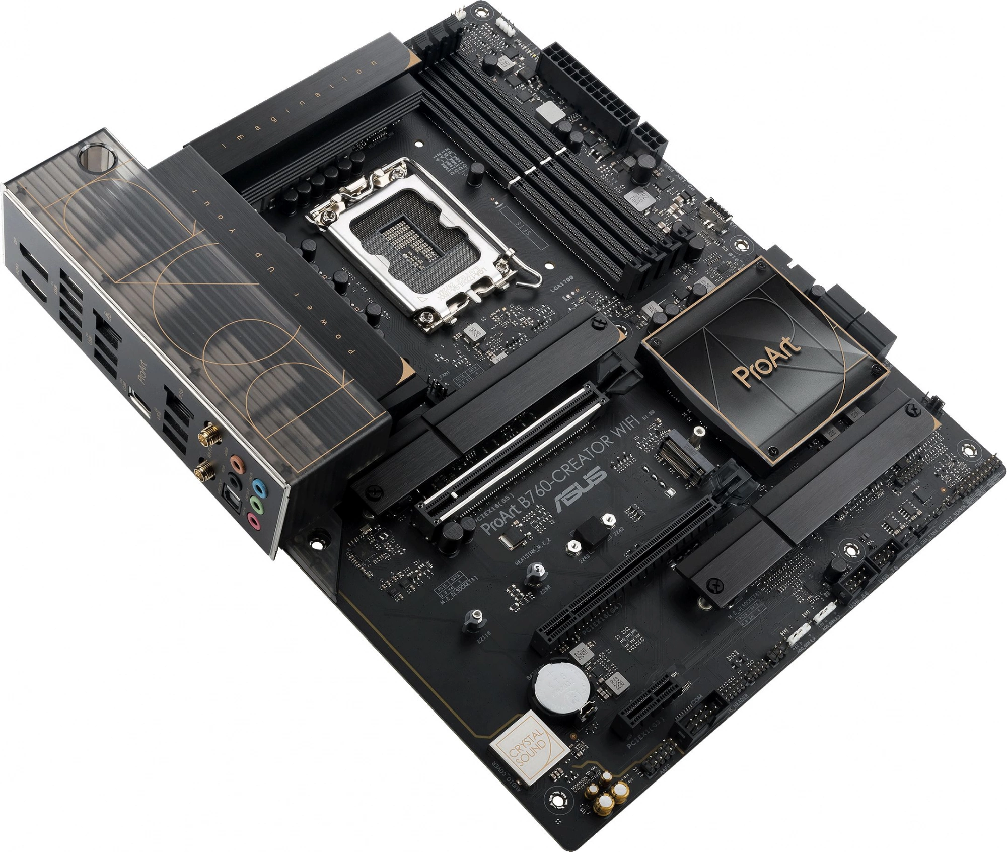 Материнская плата ASUS PROART B760-CREATOR WIFI, LGA1700, B760, 4*DDR5, HDMI+DP, 4xSATA3 + RAID, 3xM2, Audio, Gb LAN, USB 3.2, USB 2.0, ATX; 90MB1FY0-M0EAY0