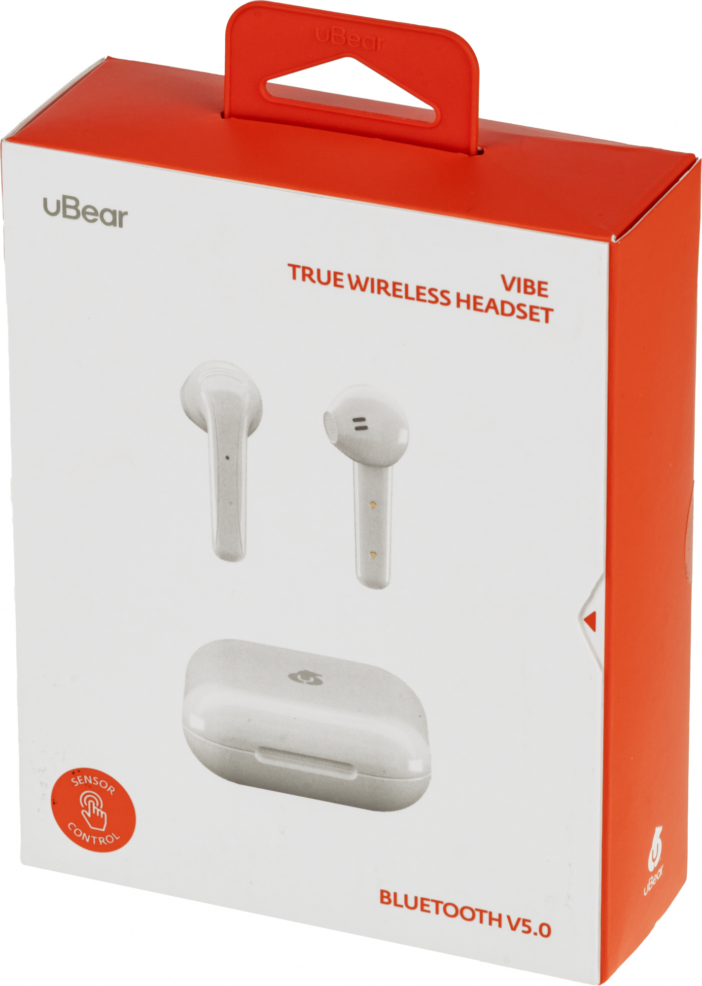 Гарнитура вкладыши uBear Vibe белый беспроводные bluetooth в ушной раковине (TW03WH01-BD)