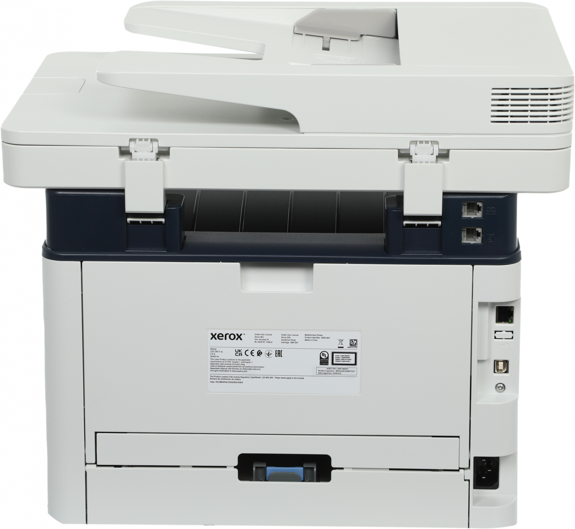 МФУ лазерный Xerox WorkCentre B235DNI (B235V_DNI) A4 Duplex Net WiFi белый