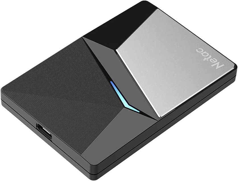 Ssd накопитель Netac Z7S 120GB USB 3.2 Gen 2 Type-C External SSD, R/W up to 510MB/440MB/s,with USB-C to USB-A cable and USB-A to USB-C adapter 3Y wty