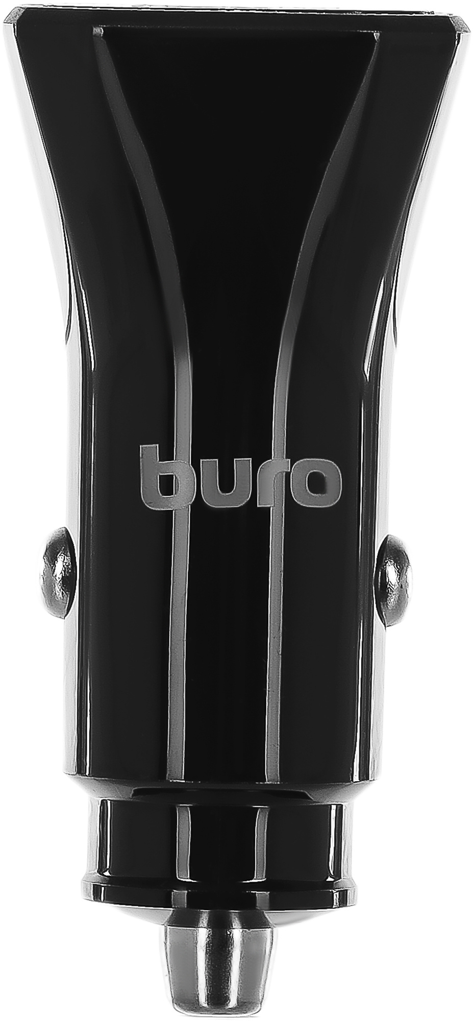 Автомобильное зар./устр. Buro BUCM1 18W 3A (QC) 2xUSB универсальное черный (BUCM18P200BK)