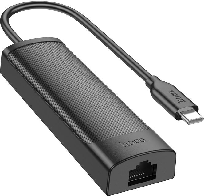 Разветвитель USB-C Hoco HB42 Type-C 3порт. черный