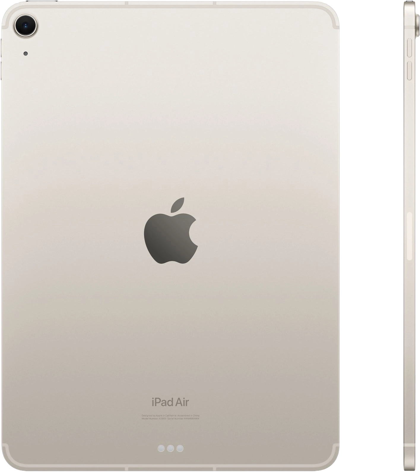 Планшет Apple iPad Air 2024 A2903 M2 2.99 8C RAM8Gb ROM256Gb 11" IPS 2360x1640 LTE eSIM iOS сияющая звезда 12Mpix 12Mpix BT GPS WiFi Touch 9hr