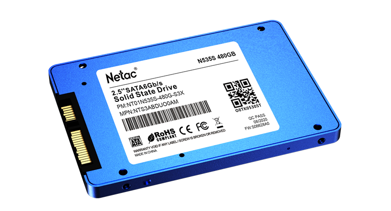 Накопитель SSD Netac SATA-III 480GB NT01N535S-480G-S3X N535S 2.5"