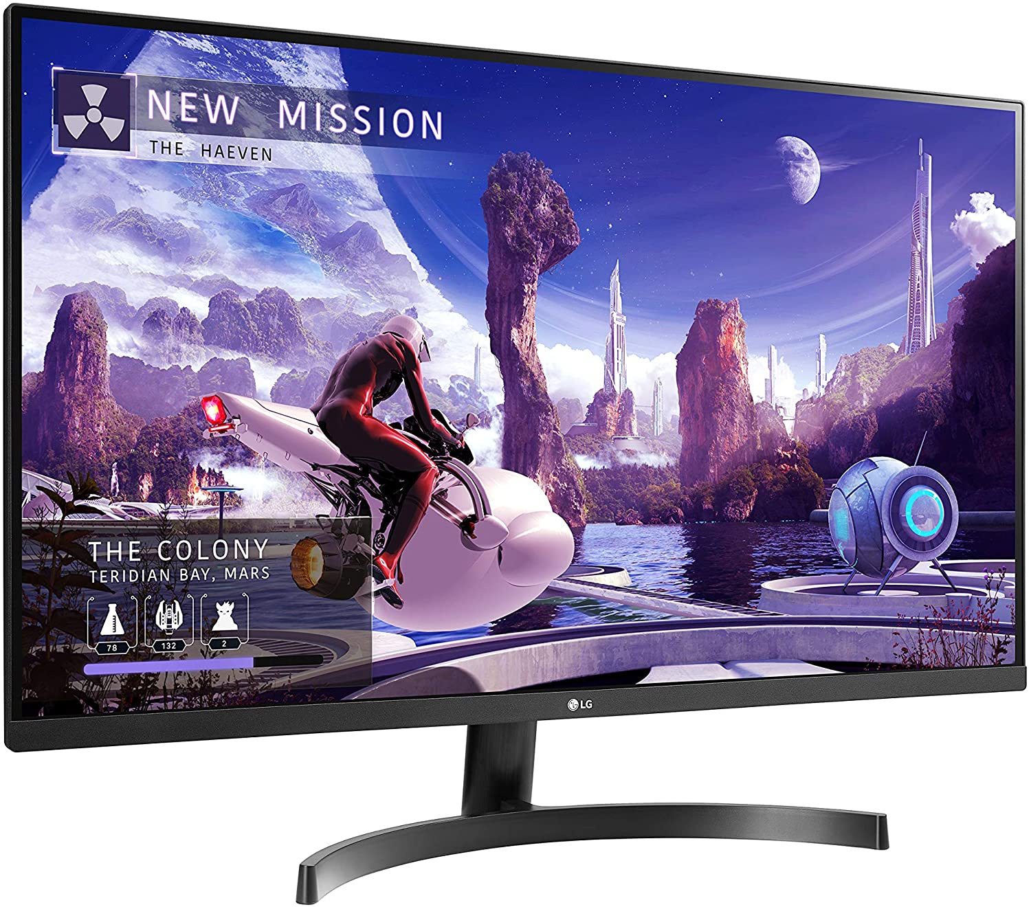 Монитор LG 27" 27QN600-B черный IPS LED 5ms 16:9 HDMI матовая 1000:1 350cd 178гр/178гр 2560x1440 75Hz DP 2K 5.7кг