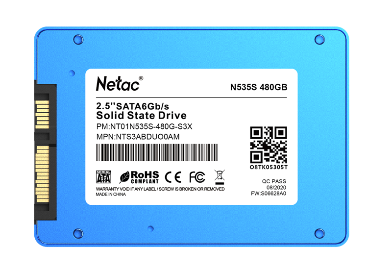 Накопитель SSD Netac SATA-III 480GB NT01N535S-480G-S3X N535S 2.5"