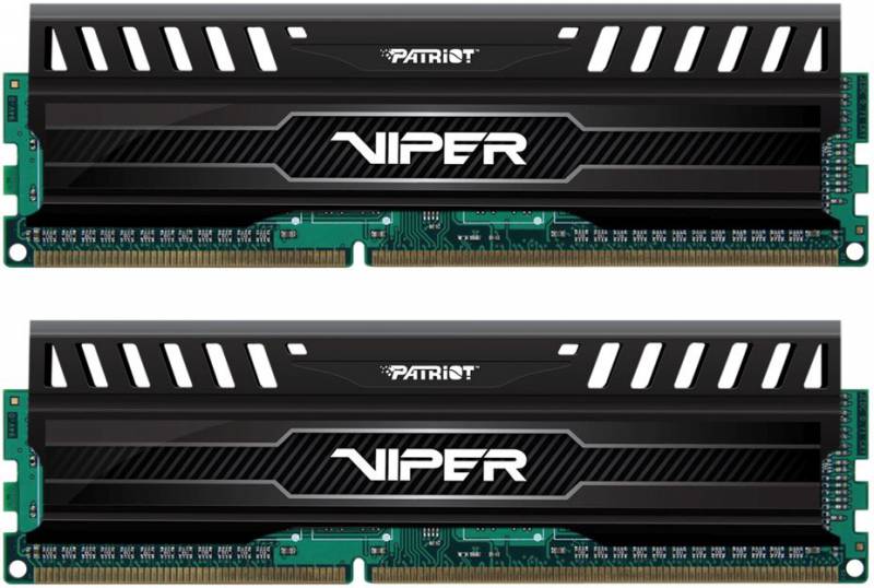 Память DDR3 2x4Gb 1600MHz Patriot PV38G160C9K Viper 3 RTL PC3-12800 CL9 DIMM 240-pin 1.5В single rank с радиатором Ret