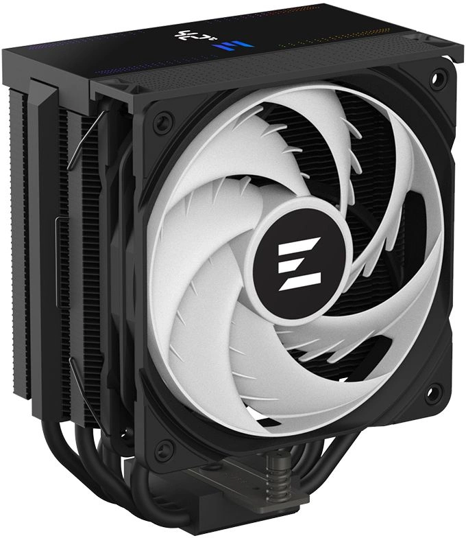 Кулер для процессора ZALMAN CNPS13X DS BLACK, 120mm FAN, 5 HEAT PIPES, 4-PIN PWM, 600-2000 RPM, 29,7 DBA MAX, HYDRO BEARING, ARGB TOP COVER, LIVE CPU TEMPERATURE DISPLAY, FULL SOCKET SUPPORT