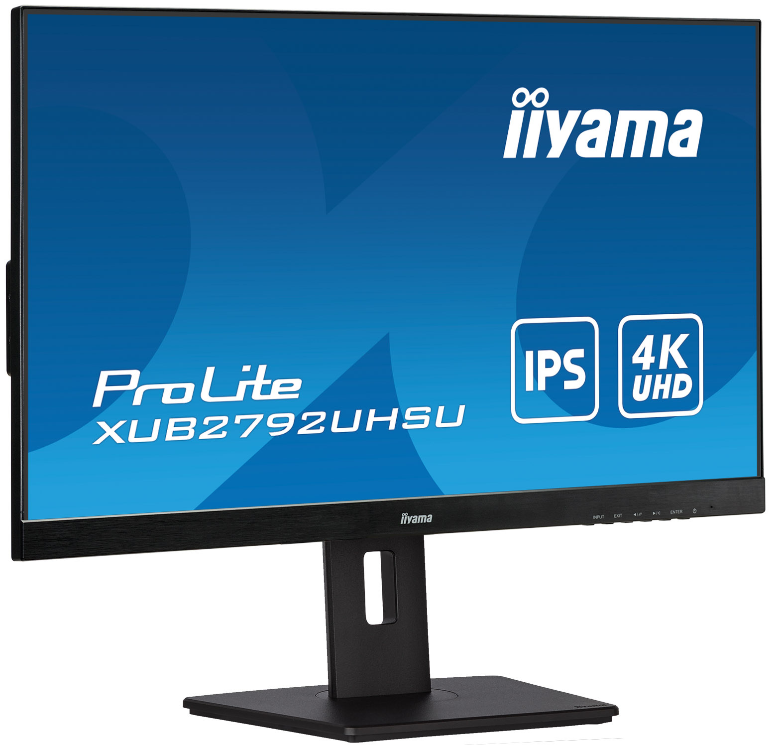 Монитор LCD 27'' 16:9 3840x2160(UHD 4K) IPS, nonGLARE, 60 Гц, 300cd/m2, H178°/V178°, 1000:1, 80M:1, 1.07B, 4ms, DVI, HDMI, DP, USB-Hub, Height adj, Pivot, Tilt, Swivel, Speakers, 3Y, Black